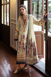 Letizia | 3Pc Unstitched Suit Jacquard Lawn 25 Seraph By Mushq